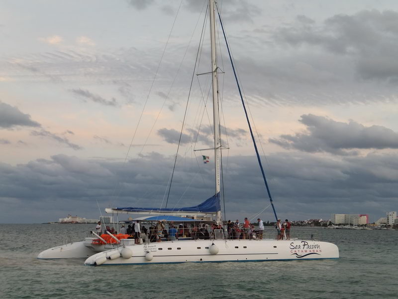 SeaPassion Catamarans  75 feet 100 people Private Cancun sai…