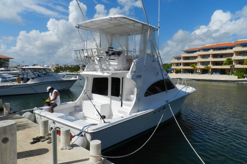 Fancy fishing vessel rental Luhrs boats for private fisherma…