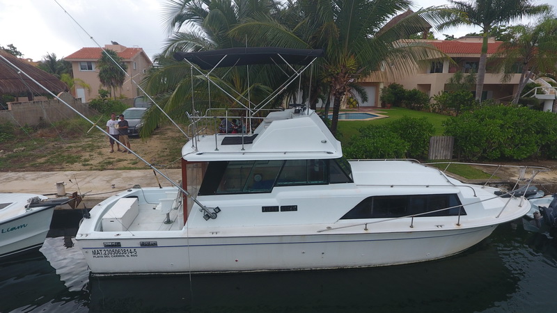 Puerto Aventuras Fishing Boats 34ft near playa del carmen 8 …